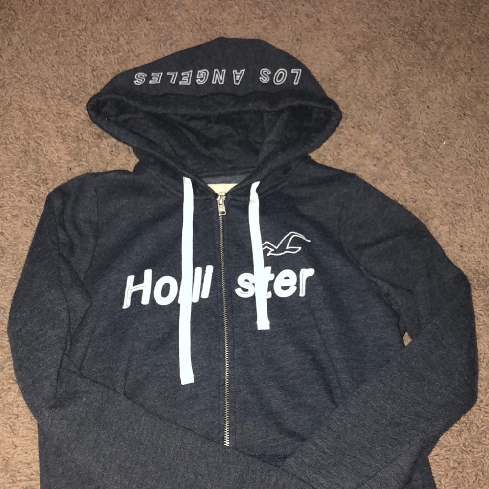Hollister dark grey jacket